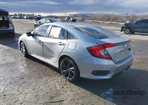 2021 Honda Civic Sport z USA, uszkodzony, nr VIN 2HGFC2F80MH519529